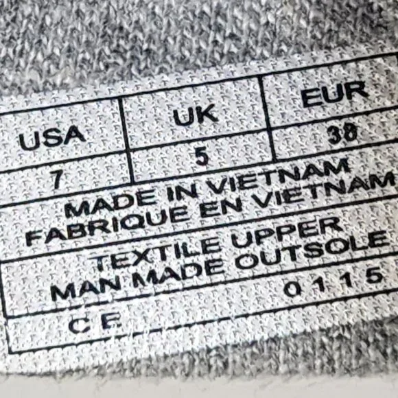 Sanuk Grey Black Ella Slip On Cushion Insole Stretch Fabric Yoga Sling Sandal 7 - Picture 15 of 16